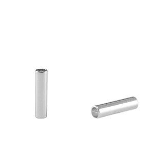 Kralen DQ metaal tubes Antiek zilver 10x3mm-bedels-Kraaltjes van Renate