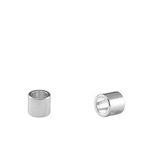 Kralen DQ metaal tubes Antiek zilver 3x4mm-bedels-Kraaltjes van Renate