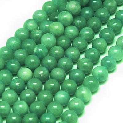 Edelsteen jade rond 4mm Donker Groen- 20 Stuks-Kralen-Kraaltjes van Renate