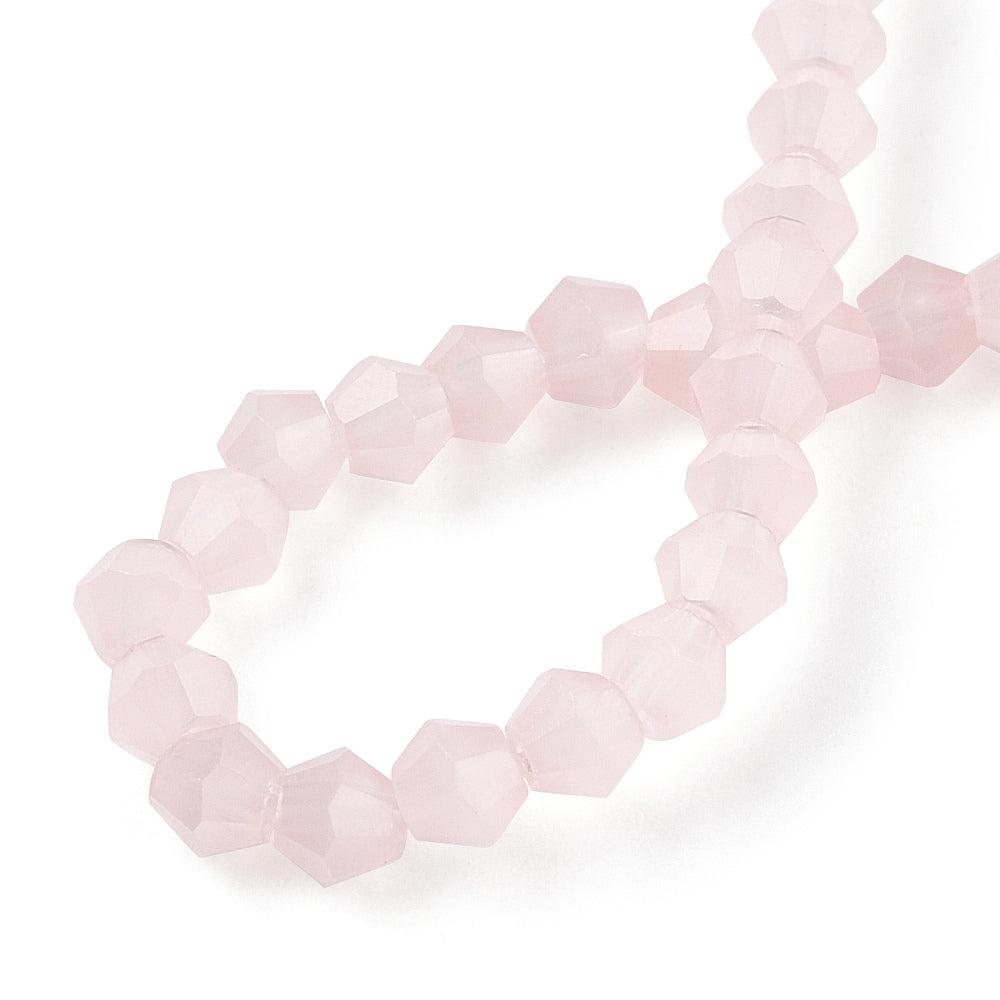 Kralen facet lavendel blush 3x2,5mm- ±145 stuks-ketting-Kraaltjes van Renate