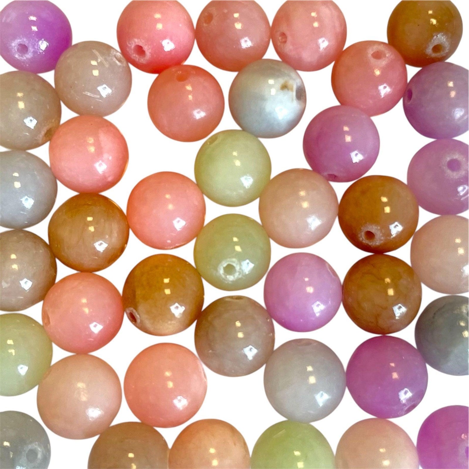 Kralen fruity jade 10mm - 38-40 kralen-Kralen-Kraaltjes van Renate