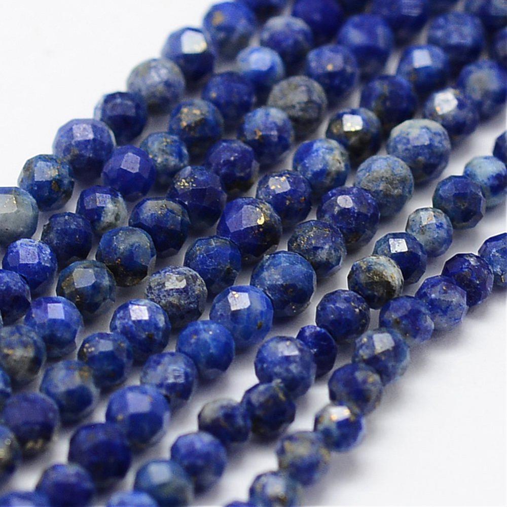 Kralen lapis lazuli faceted 2mm- per ±9cm-Kralen-Kraaltjes van Renate