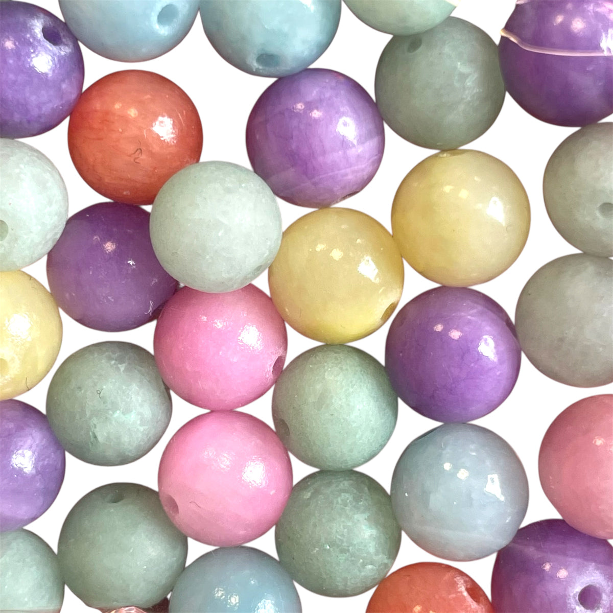 Kralen magic mints jade 10mm - 38-40 kralen-Kralen-Kraaltjes van Renate