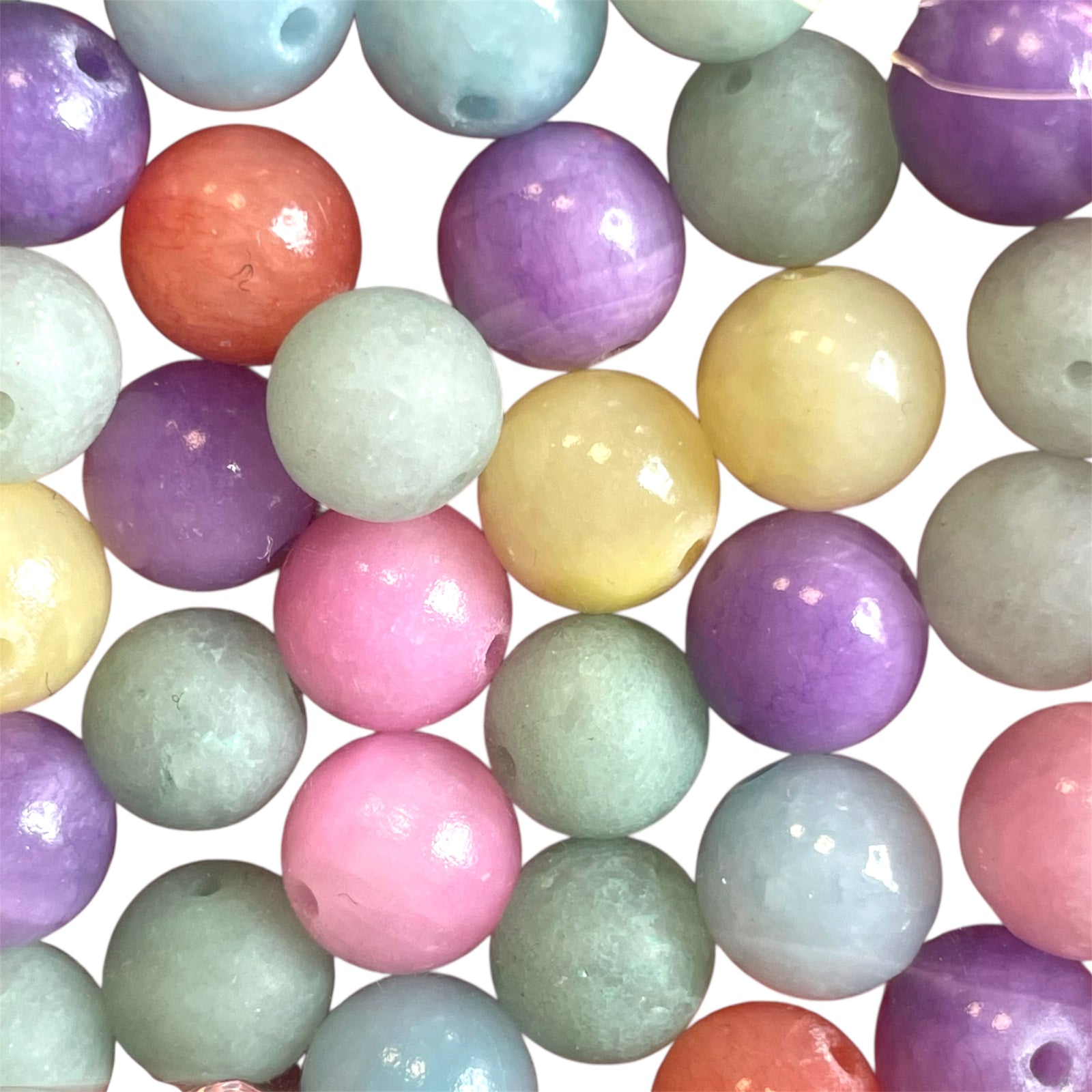 Kralen magic mints jade 10mm - 38-40 kralen-Kralen-Kraaltjes van Renate