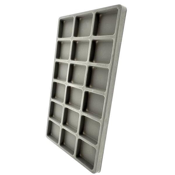 Kralenbord 18 vakjes grijs 34.5x20x1.5cm-gereedschap-Kraaltjes van Renate