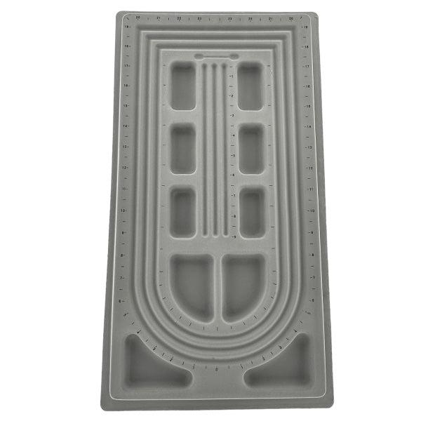 Kralenbord ketting rijgen grijs 27x49x2cm-gereedschap-Kraaltjes van Renate