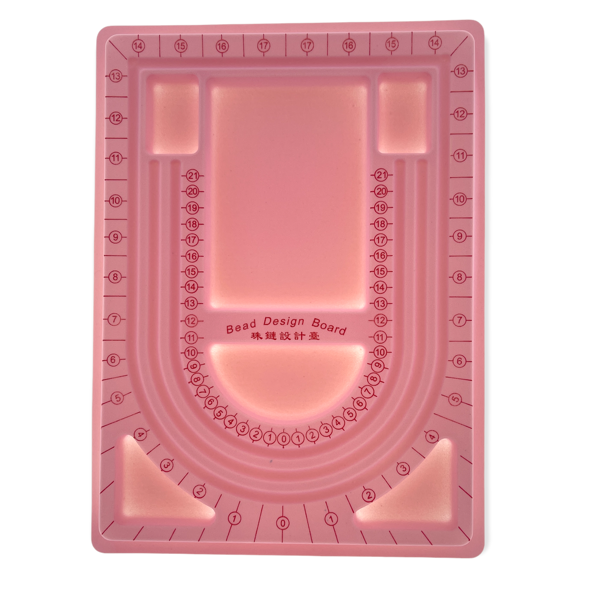 Kralenbord middel A4 Roze 33x24cm-Kralen-Kraaltjes van Renate