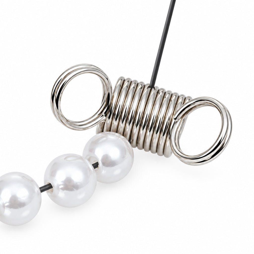Kralenstoppers Veerklem RVS Zilver - per set van 2-Gereedschap-Kraaltjes van Renate