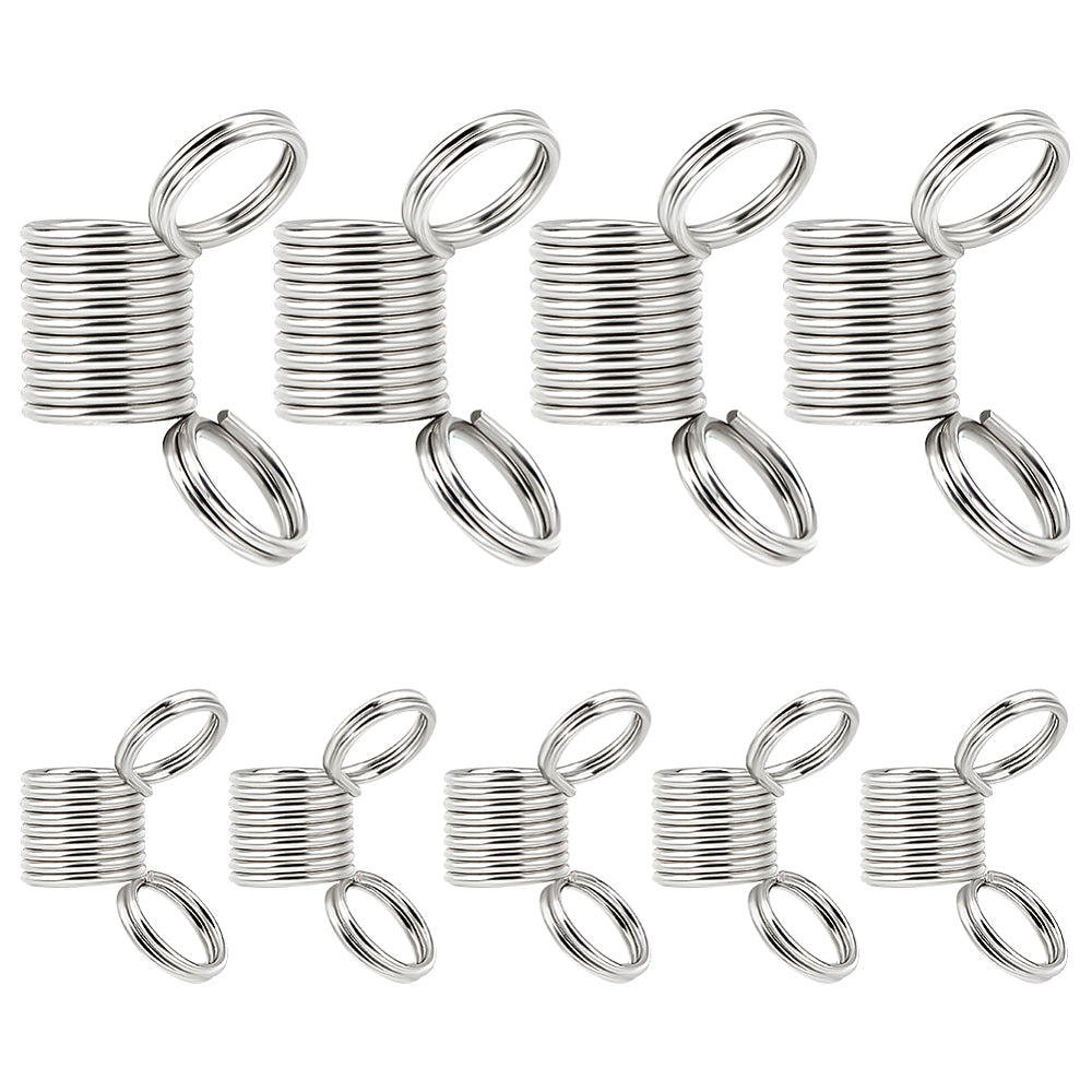 Kralenstoppers Veerklem RVS Zilver - per set van 2-Gereedschap-Kraaltjes van Renate