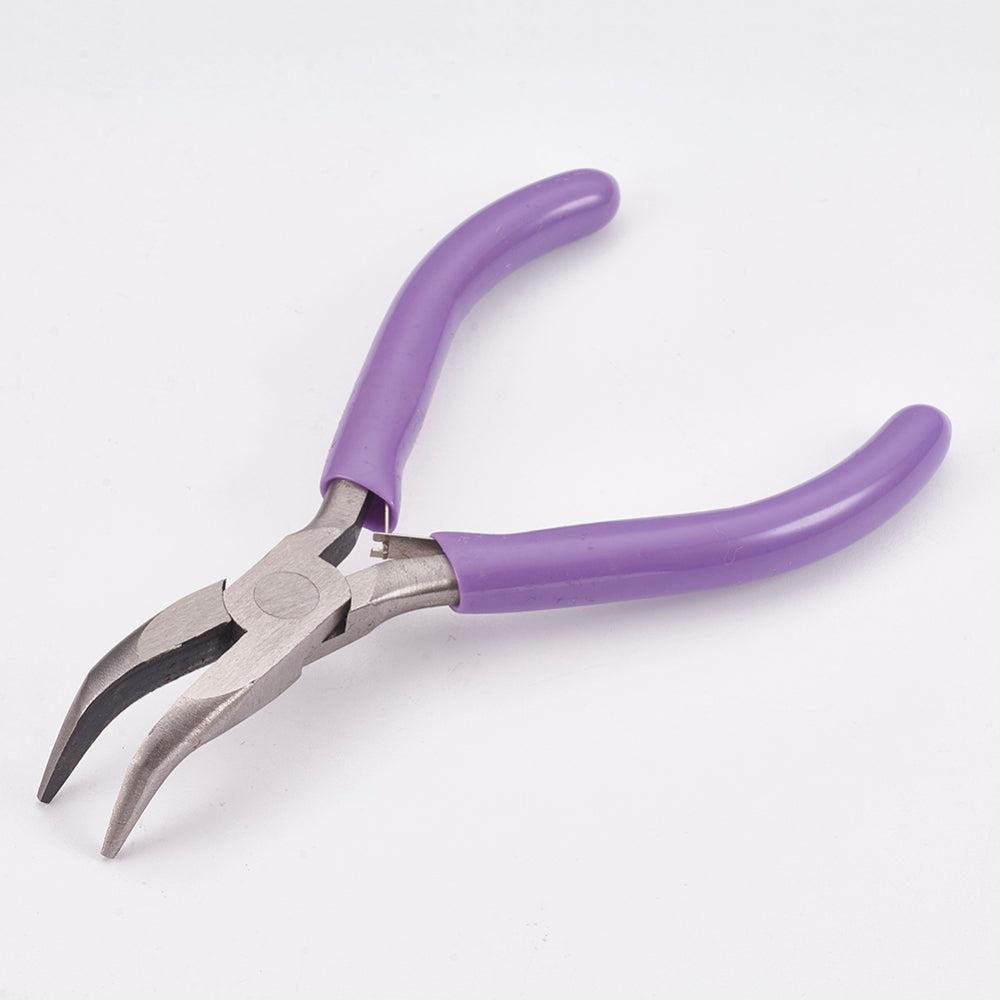 Krombektang paars ±12cm-Gereedschap-Kraaltjes van Renate