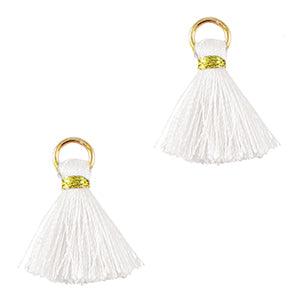 Kwast Gold-White 2cm-bedels-Kraaltjes van Renate
