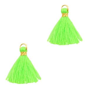 Kwast Gold-neon green 15mm-Kraaltjes van Renate
