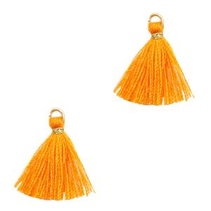 Kwast Gold-persimmon orange 15mm-Kraaltjes van Renate