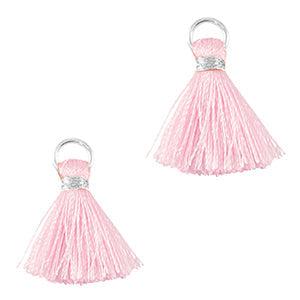 Kwast Silver- Country Pink 2cm-bedels-Kraaltjes van Renate