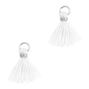 Kwast Silver-white 1.2cm-bedels-Kraaltjes van Renate