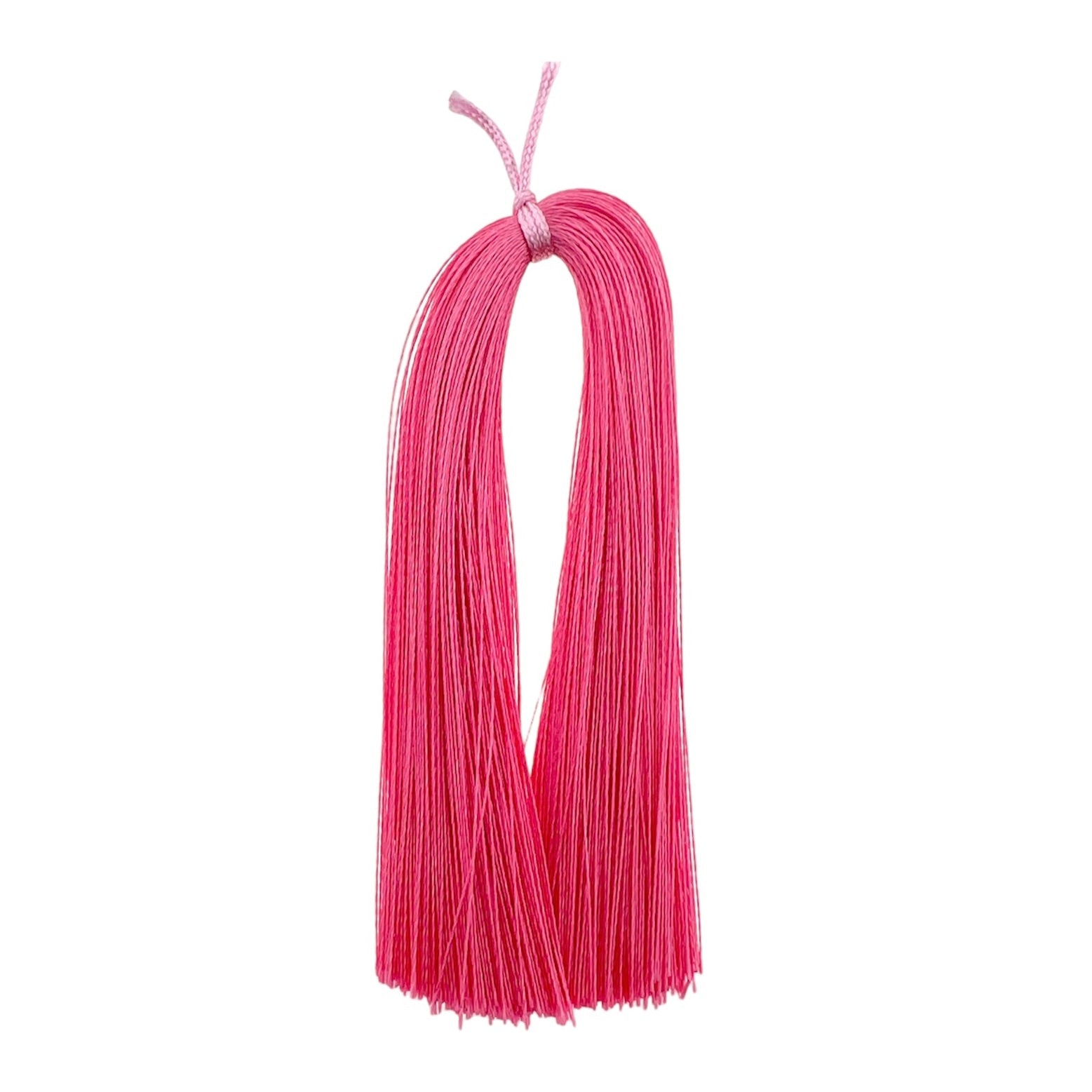 Kwast nylon roze 85x5mm-bedels-Kraaltjes van Renate