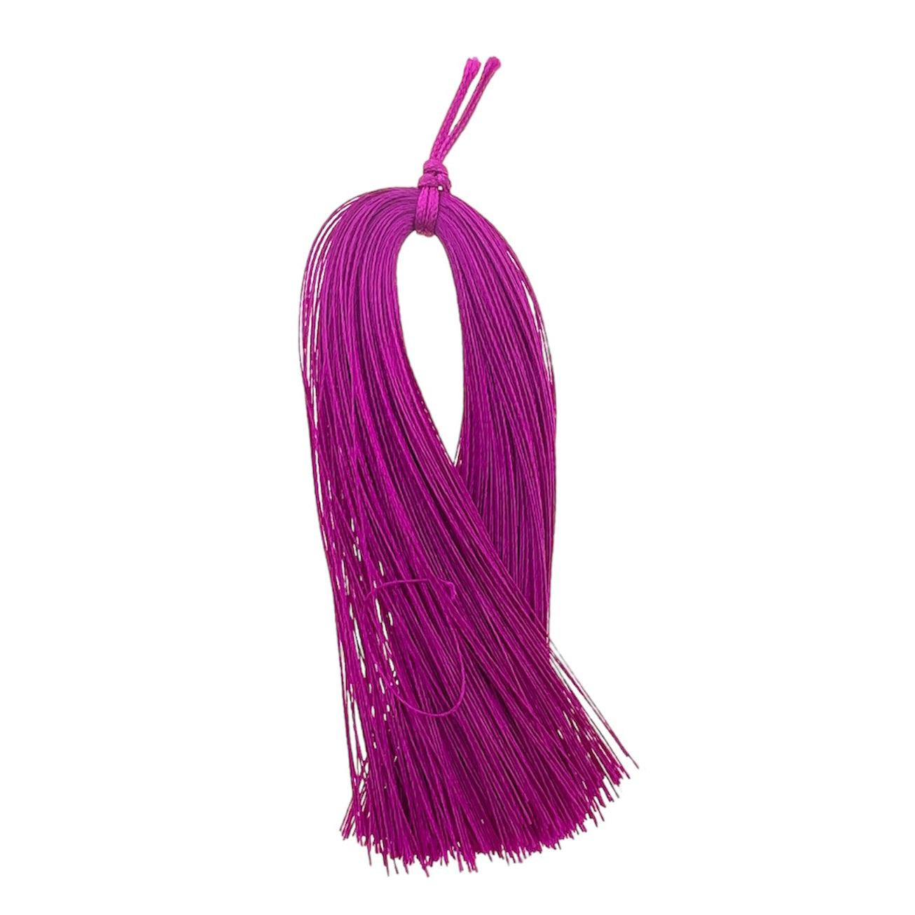 Kwast nylon violet rood 85x5mm-bedels-Kraaltjes van Renate
