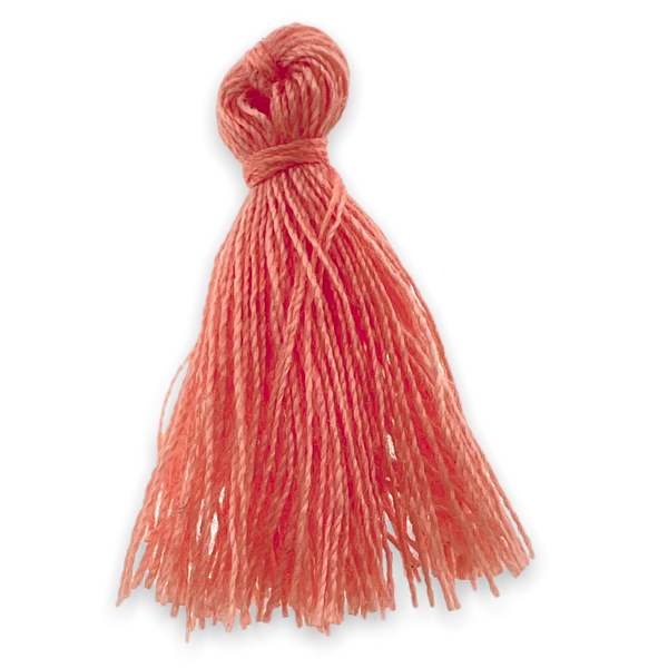 Kwastje ±30mm Peach - per stuk-bedels-Kraaltjes van Renate