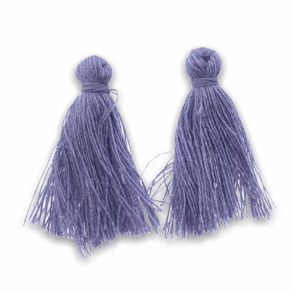 Kwastje Dark lilac ±25mm-Kraaltjes van Renate