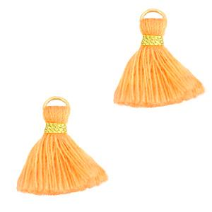 Kwastje Gold-Orange peel 15mm-Kraaltjes van Renate