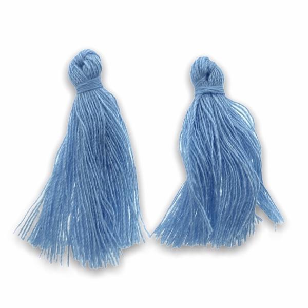 Kwastje Pale blue ±25mm-Kraaltjes van Renate