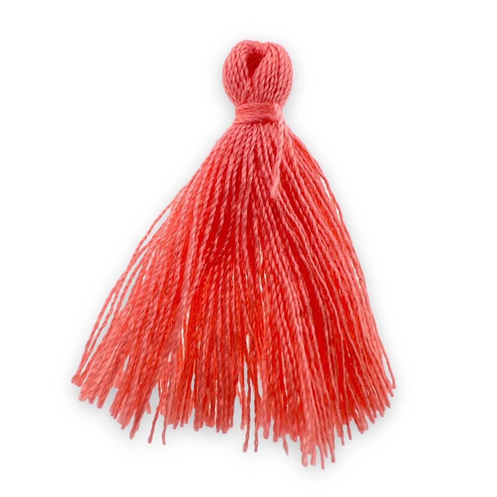 Kwastje peach zalm 25-30mm-bedels-Kraaltjes van Renate