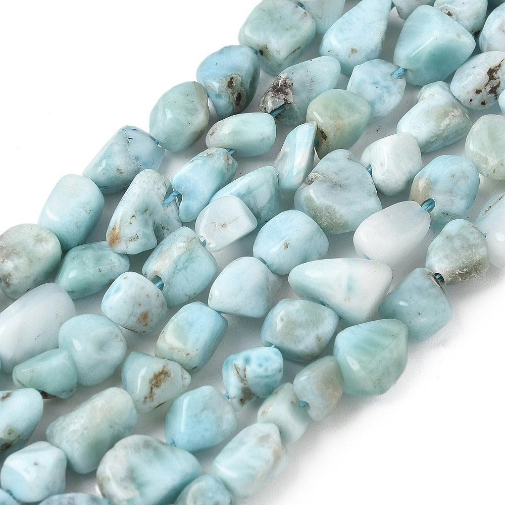 Larimar Kralen Nugget 8mm - per stuk-Kralen-Kraaltjes van Renate