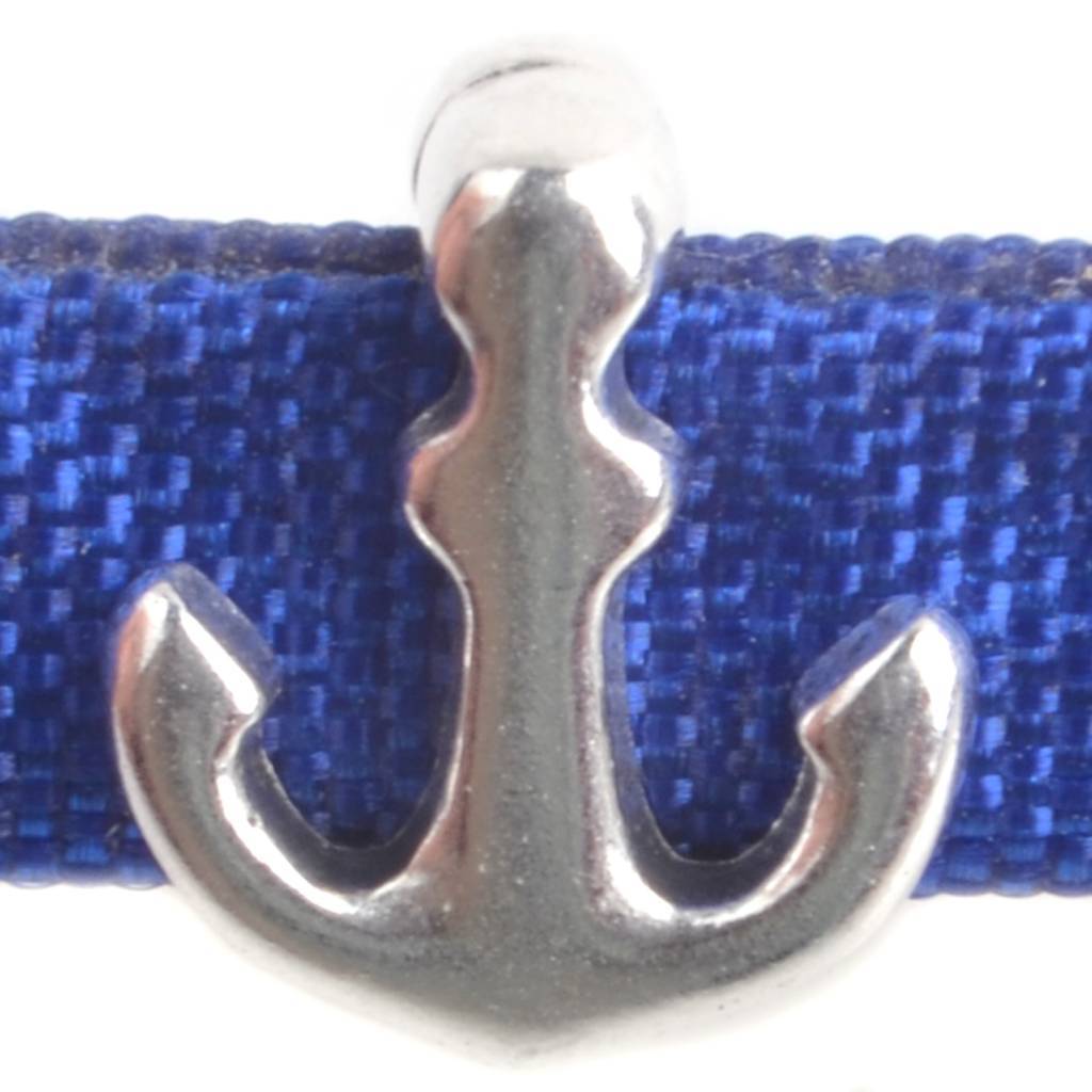 Leerschuiver anker Ø5x2.5mm Zilver DQ-Kraaltjes van Renate
