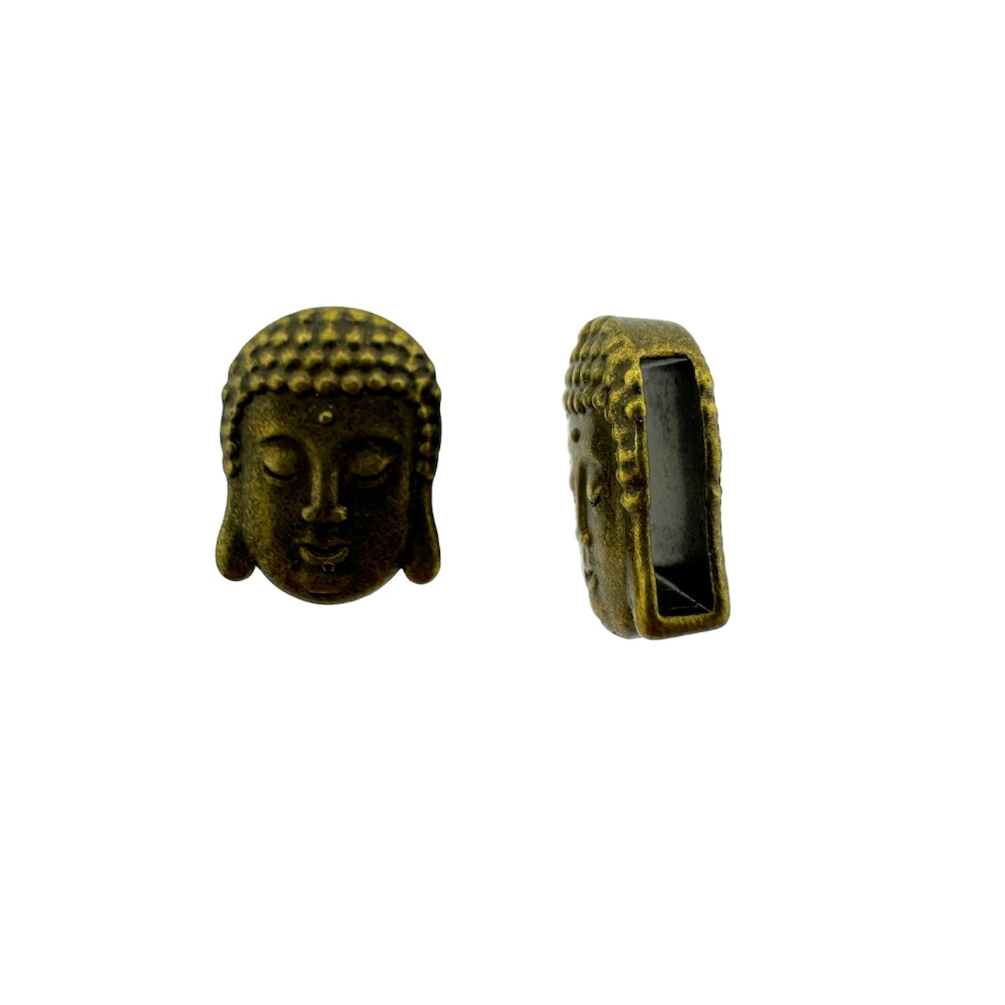 Leerschuiver budha 15x12mm- per stuk-leerschuivers-Kraaltjes van Renate
