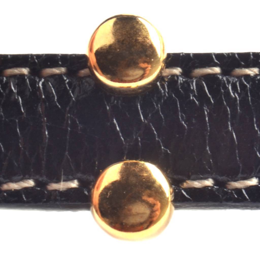 Leerschuiver dots Ø10x2.5mm Goud DQ-Kraaltjes van Renate