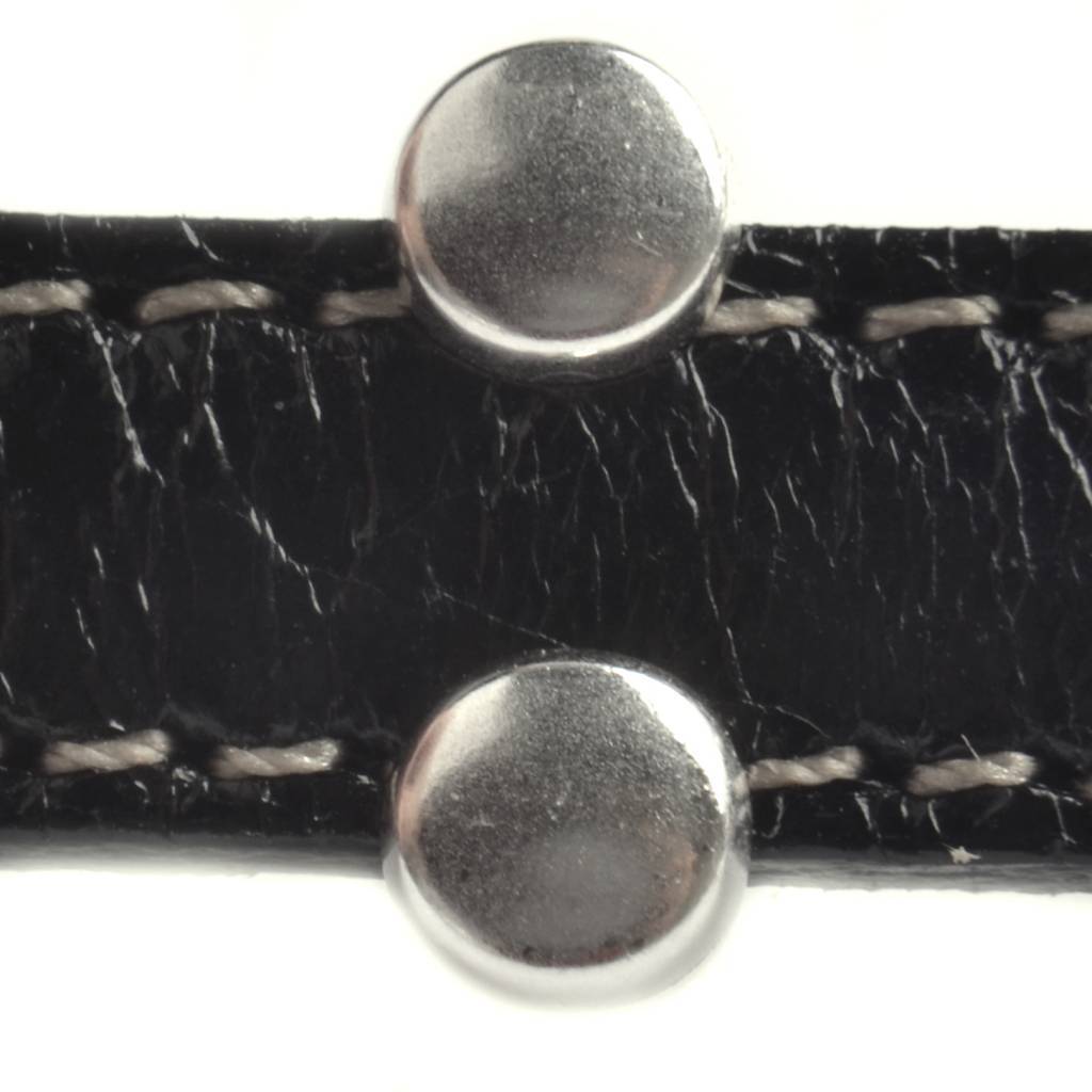 Leerschuiver dots Ø10x2.5mm Zilver DQ-Kraaltjes van Renate