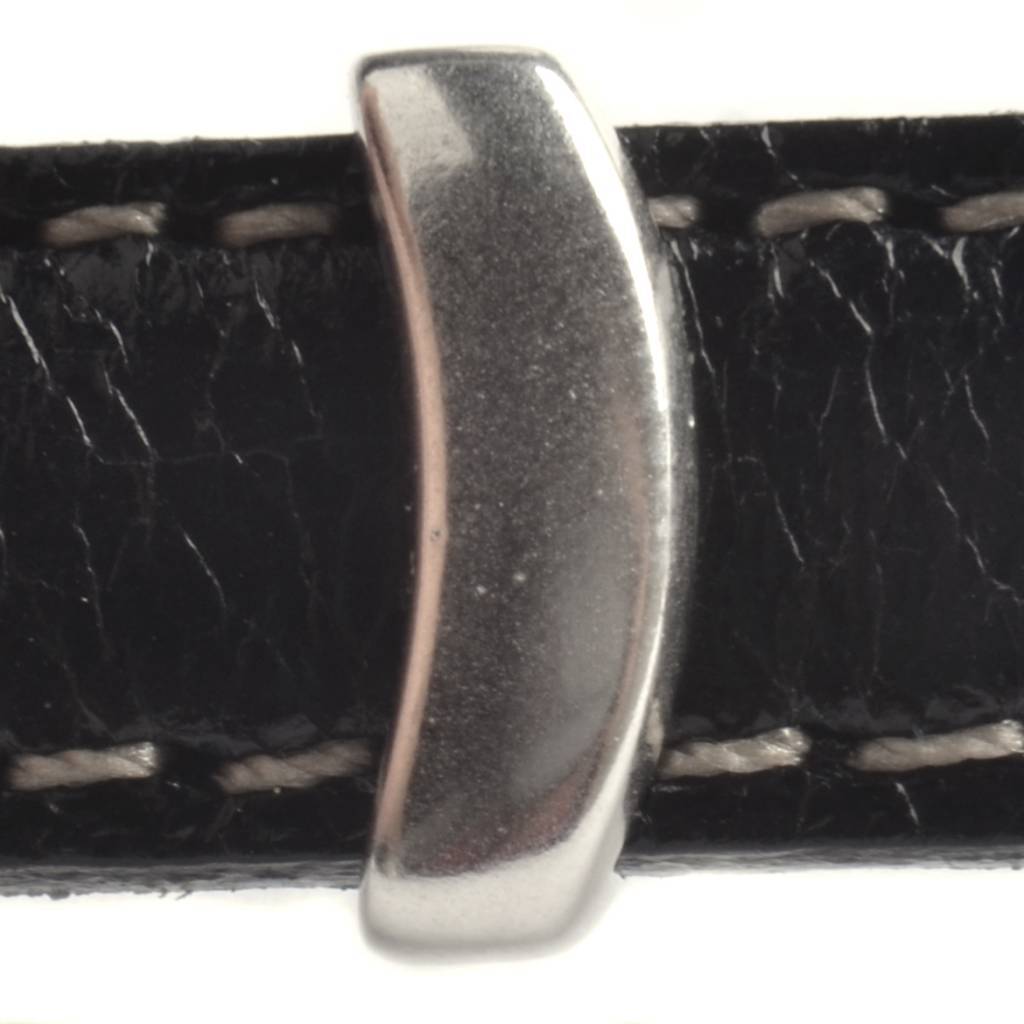 Leerschuiver haakje Ø10x2.5mm Zilver DQ-Kraaltjes van Renate