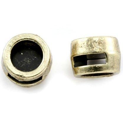 Leerschuiver setting SS39 Ø6x2mm Brons DQ-Kraaltjes van Renate