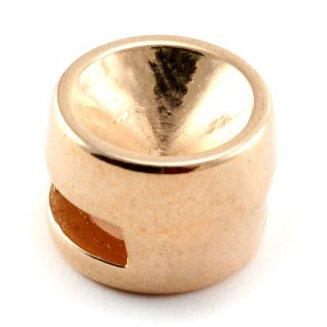 Leerschuiver setting SS39 Ø6x2mm Rosegoud DQ-Kraaltjes van Renate