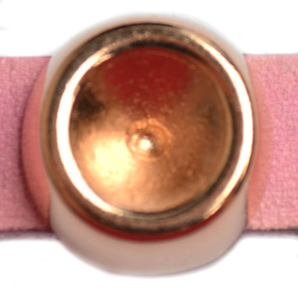 Leerschuiver swarovski SS39 Ø10x2.5 Rosegoud DQ 14mm-Kraaltjes van Renate