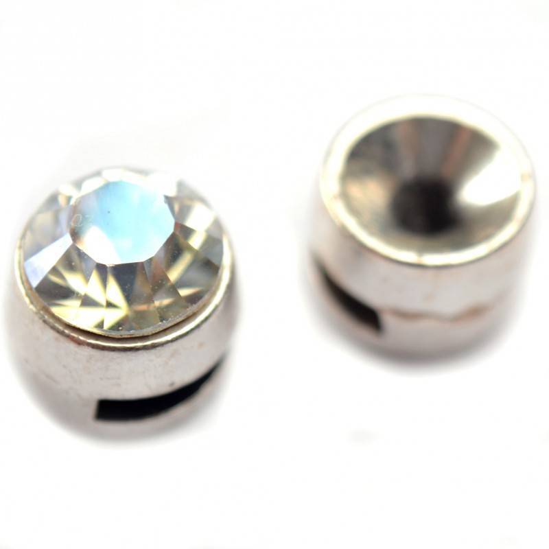 Leerschuiver voor SS39 Ø6x1.9mm metaal zilver DQ-Kraaltjes van Renate
