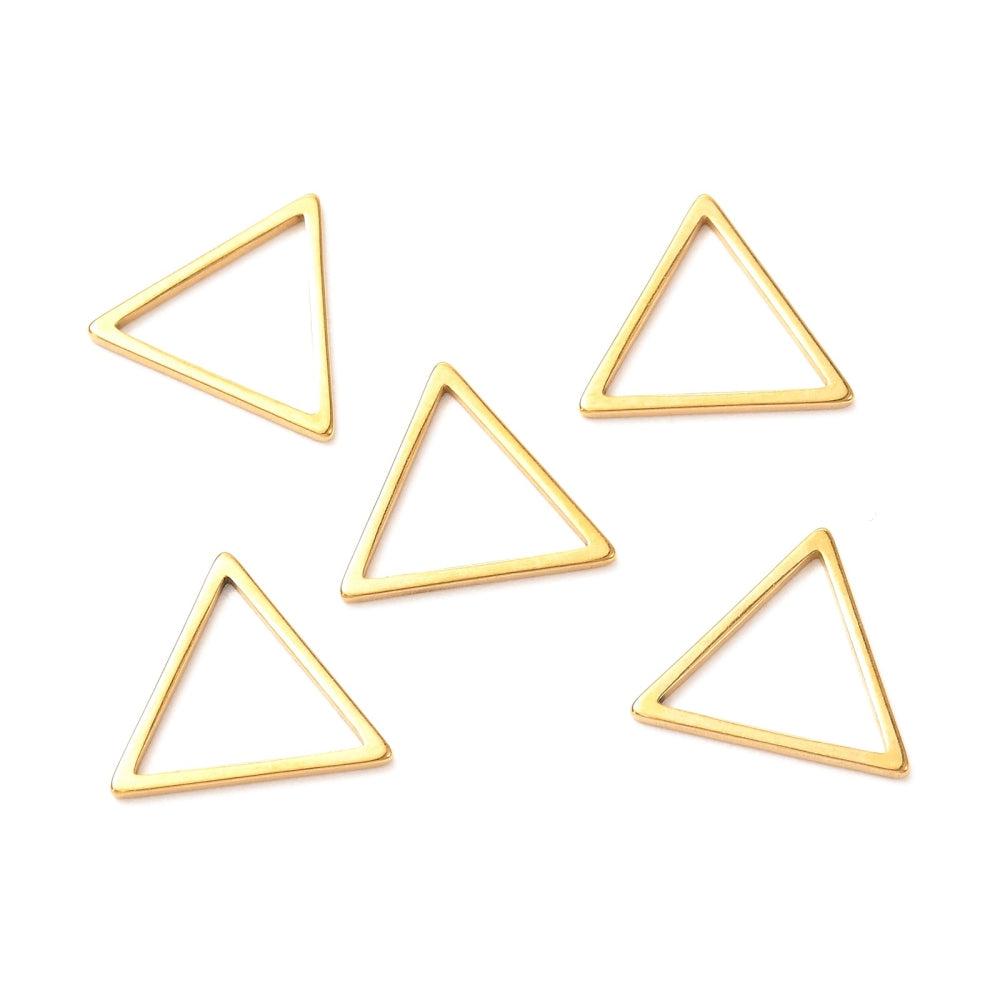 Linking ring goud RVS 12x13.5x1mm- per stuk-bedels-Kraaltjes van Renate