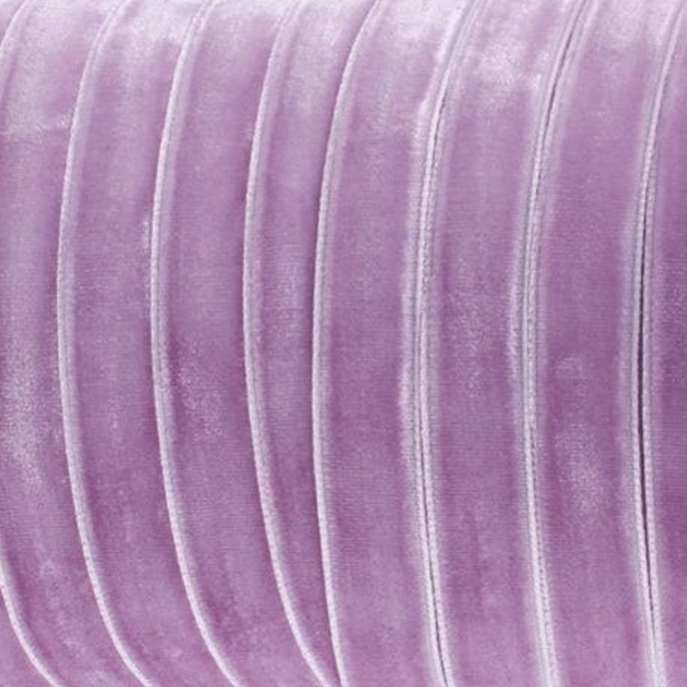 Lint Fluweel Paars 10mm - per 2 meter-koord-Kraaltjes van Renate