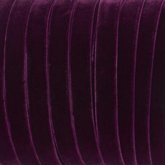 Lint Fluweel bordeaux 10mm - per 2 meter-koord-Kraaltjes van Renate