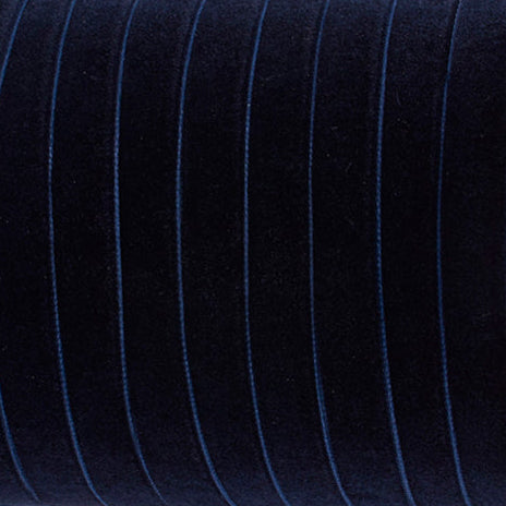 Lint Velvet Middernacht Blauw 10mm - per 2m-Koord-Kraaltjes van Renate