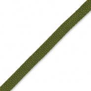 Lint green-gold 12mm - per 20cm-koord-Kraaltjes van Renate