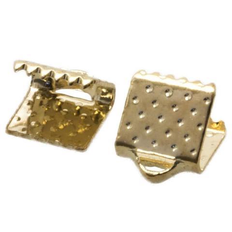 Lint klemmetjes 6mm Goud - 20 stuks-Kraaltjes van Renate
