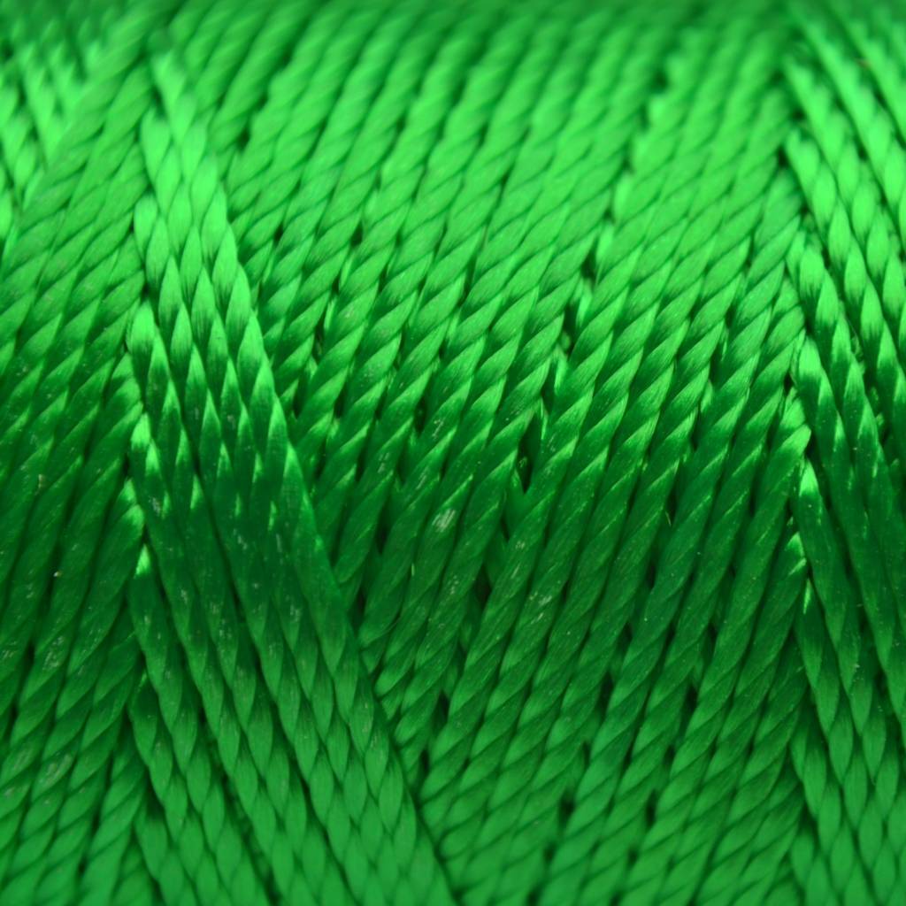 Macrame koord fluor donker groen 0,8mm-Kraaltjes van Renate