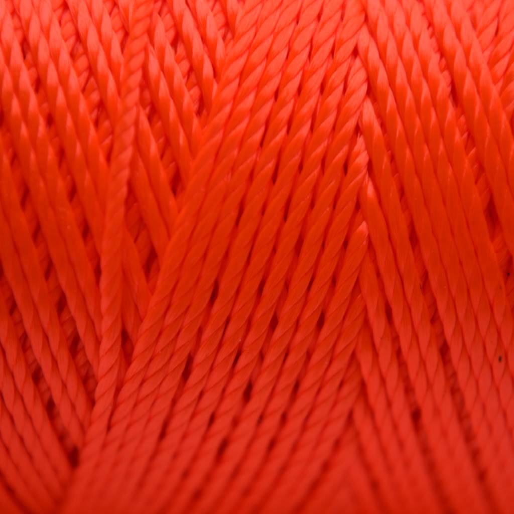 Macrame koord fluor donker oranje 0,8mm-Kraaltjes van Renate