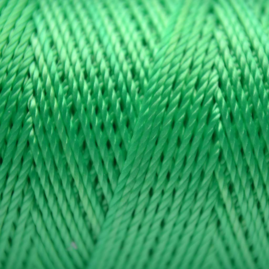 Macrame koord fluor gras groen 0,8mm-Kraaltjes van Renate