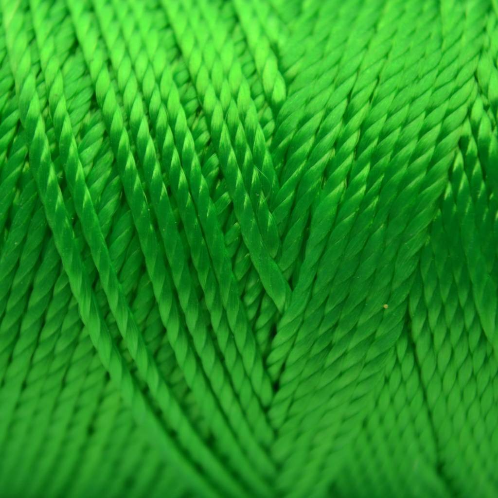 Macrame koord fluor groen 0,8mm-Kraaltjes van Renate