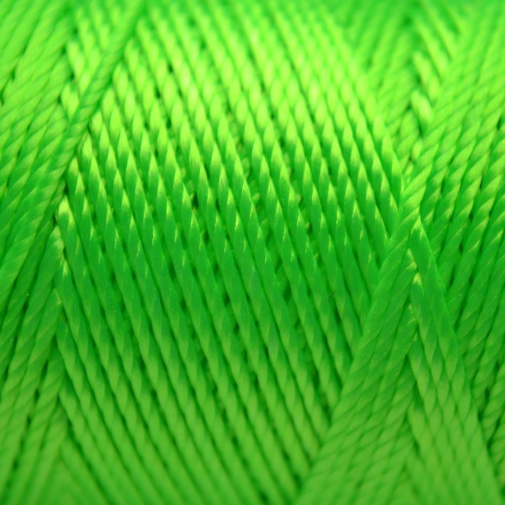Macrame koord fluor licht groen 0,8mm-Kraaltjes van Renate