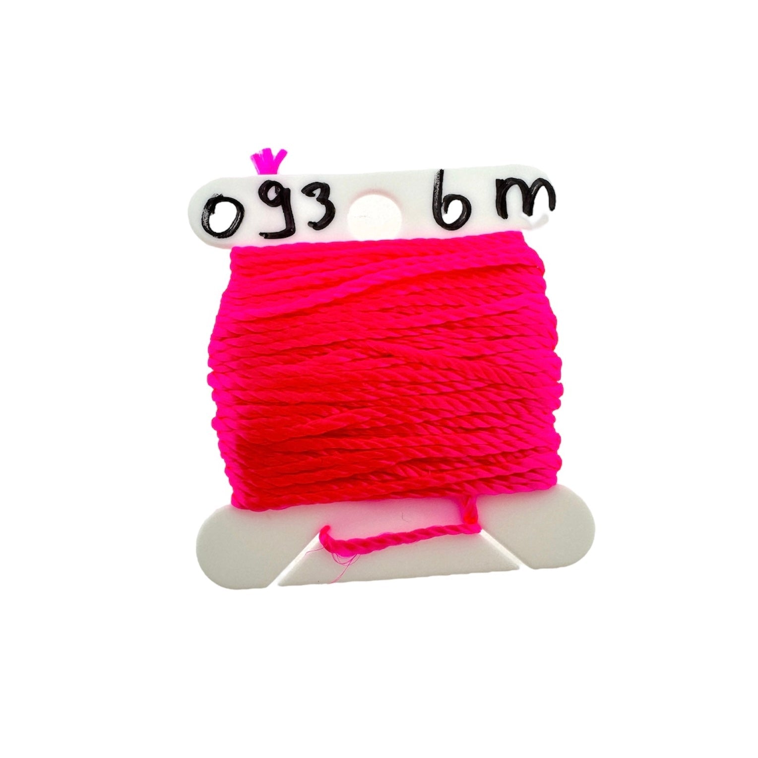 Macrame koord fluor roze 0,8mm-koord-Kraaltjes van Renate