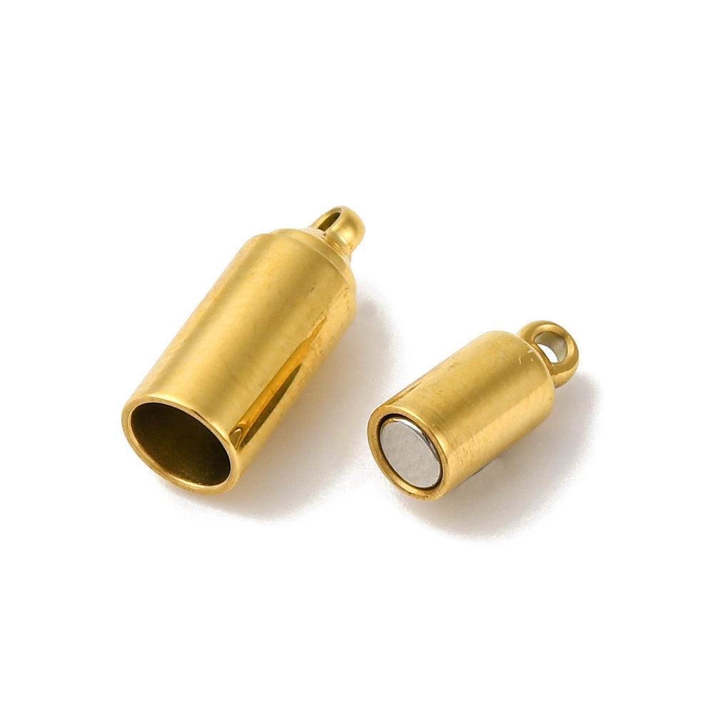 Magnetische Sluiting Goud 16mm - per stuk-Sluitingen-Kraaltjes van Renate