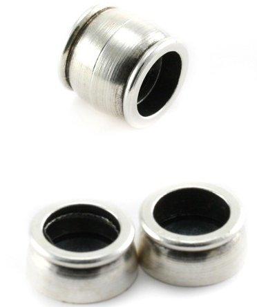 Magneet Sluiting Ø10mm zilver DQ 15x7mm-Kraaltjes van Renate